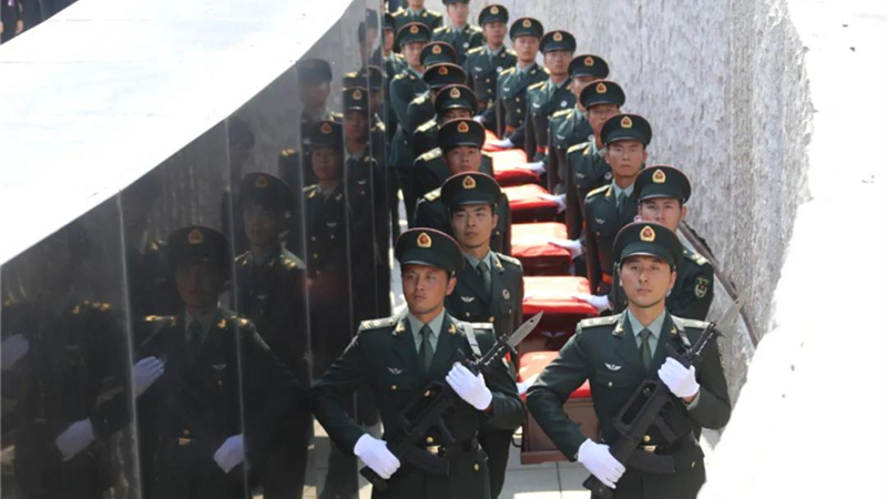 英魂入故土！​第七批在韩志愿军烈士安葬仪式在沈阳举行